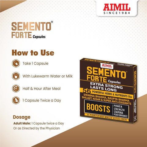 Semento Forte Capsules ( 20 Capsules)