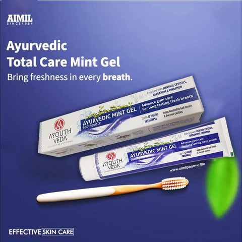 Ayouthveda Ayurvedic Mint Gel Toothpaste (100 gm)