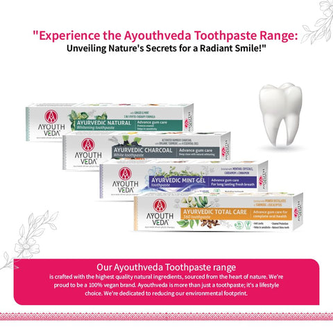 Ayouthveda Toothpaste Combo Set of 3